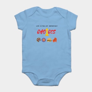 Life is full of important choices Chess Baby Bodysuit